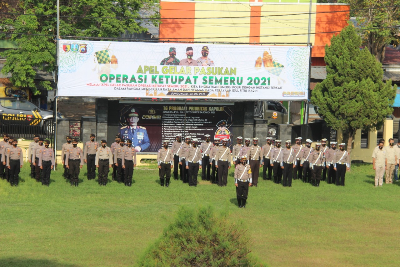 Apel gelar pasukan operasi ketupat semeru 2021