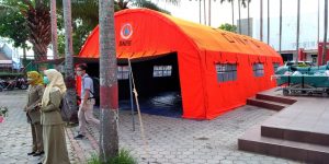 Pasien Covid-19 Terus Melonjak, RSD Balung dan Kalisat Dirikan Tenda Darurat