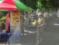 4 PKL Terjaring Razia, Satpol PP Bondowoso Sita Tabung Gas dan Alat Pres Gelas