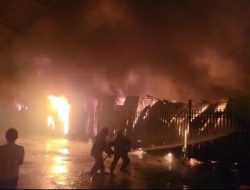Pasar Sentral di Kota Makassar Terbakar