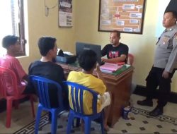 Selang Beberapa Jam, Kedua Pelaku Pencuri Tiang Milik Perusahaan Yang Kabur Berhasil Ditangkap