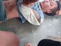 Kepergok Curi Kotak Toko, Pemuda Di Jember Babak Belur Di Massa