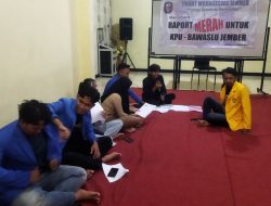 Gelar Diskusi Publik, Front Mahasiswa Jember Soroti Kinerja KPU-Bawaslu