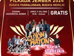 Peluncuran Pemilukada Jember 2024, Bakal Dimeriahkan Budaya Pandhalungan dan Door Prize Motor Listrik