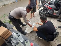 Polisi Ciduk Penjual Miras Ilegal saat Acara Kopdar Komunitas CB di Banyuwangi