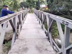 Masyarakat Tiga Desa di Pesanggaran Bisa Bernapas Lega, Jembatan Darurat Sungai Lembu Bisa Dilintasi
