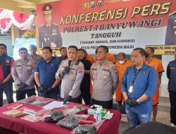 Polresta Banyuwangi Tangkap Pelaku Penggelapan Spesialis Tipu Jual-Beli Motor di Facebook