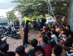 Razia Balap Liar di Rogojampi, Petugas amankan 29 Kendaraan