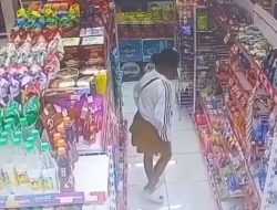 Aksi Perempuan mencuri Skincare dimasukkan ke Celana Dalam Terekam CCTV