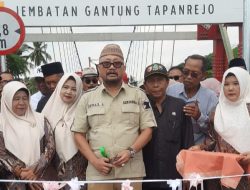 H Sumail Abdullah Resmikan Jembatan Gantung Tapanrejo, Dukung Jadi Destinasi Wisata Alternatif