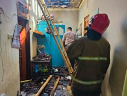 Rumah di Kertosari Terbakar, Kerugian Ditaksir Rp. 300 Juta
