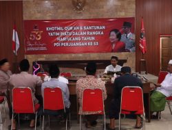 Sambut HUT Partai ke-53, DPC PDI Perjuangan Banyuwangi Gelar Khotmil Qur’an dan Santunan Yatim Piatu