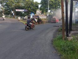 Angkut Anak-Anak, Mobil Minibus Terbakar