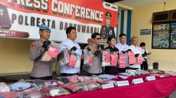 Polresta Banyuwangi amankan 2,1 Kg Sabu dan puluhan tersangka hasil Operasi 3 Bulan