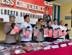 Polresta Banyuwangi amankan 2,1 Kg Sabu dan puluhan tersangka hasil Operasi 3 Bulan
