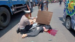 Dua Pelajar terlibat Kecelakaan Motor Vs Dump Truk di Singojuruh, 1 Tewas