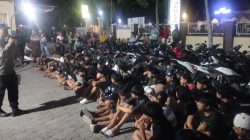 Polisi Amankan 72 Remaja dan 40 Motor Diduga Terlibat Balap Liar di Muncar Banyuwangi