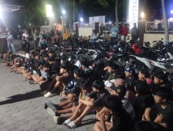 Polisi Amankan 72 Remaja dan 40 Motor Diduga Terlibat Balap Liar di Muncar Banyuwangi