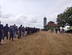 Ratusan Personel Turun ke Kebun Mumbul, Tanaman dan Pondok di Lahan yang Diklaim Dikuasai Sekti Ditertibkan